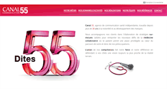 Desktop Screenshot of canal55.com